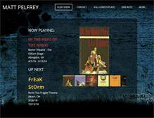 Tablet Screenshot of mattpelfrey.com